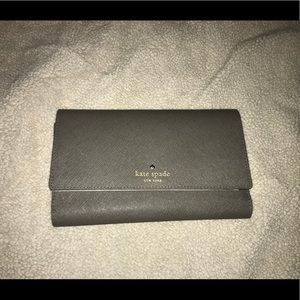 Grey Kate Spade Wallet